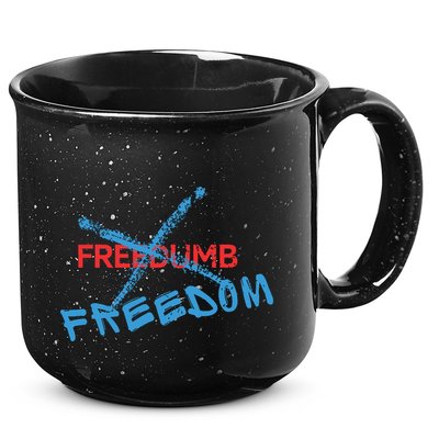 Freedom Not Freedumb 15oz Campfire Ceramic Mug