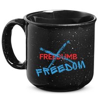 Freedom Not Freedumb 15oz Campfire Ceramic Mug