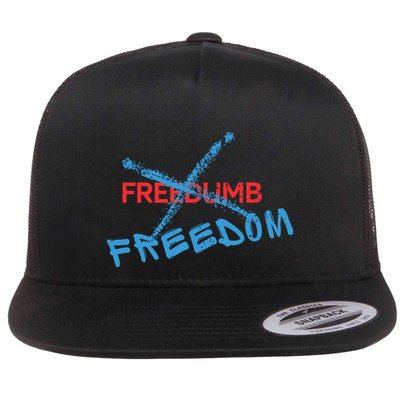 Freedom Not Freedumb Flatbill Hat