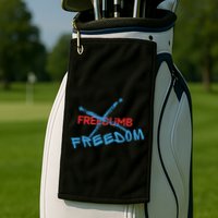 Freedom Not Freedumb Golf Towel