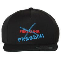 Freedom Not Freedumb Wool Snapback Cap