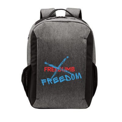 Freedom Not Freedumb Vector Backpack