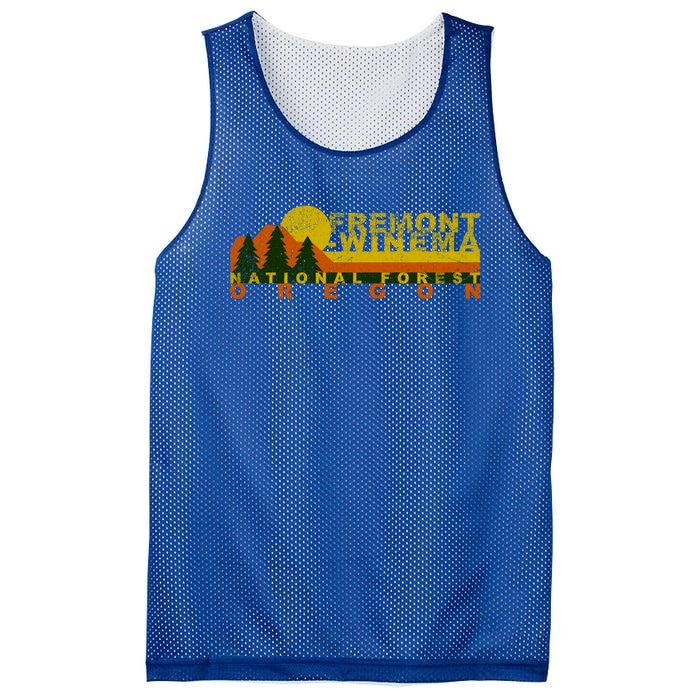 Fremontwinema National Forest Vintage Retro Cute Gift Mesh Reversible Basketball Jersey Tank