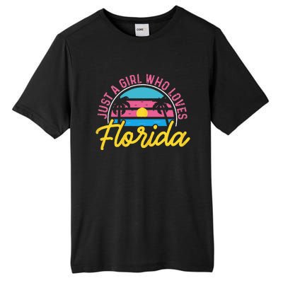 Floridian Native Florida Just A Who Loves Florida Tall Fusion ChromaSoft Performance T-Shirt