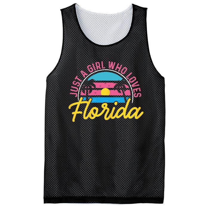 Floridian Native Florida Just A Who Loves Florida Mesh Reversible Basketball Jersey Tank