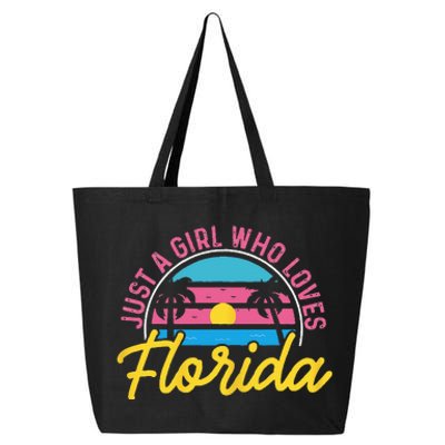 Floridian Native Florida Just A Who Loves Florida 25L Jumbo Tote