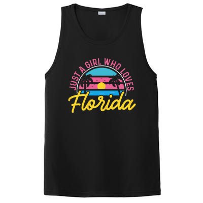 Floridian Native Florida Just A Who Loves Florida PosiCharge Competitor Tank