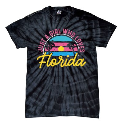 Floridian Native Florida Just A Who Loves Florida Tie-Dye T-Shirt