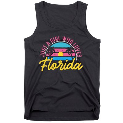 Floridian Native Florida Just A Who Loves Florida Tank Top