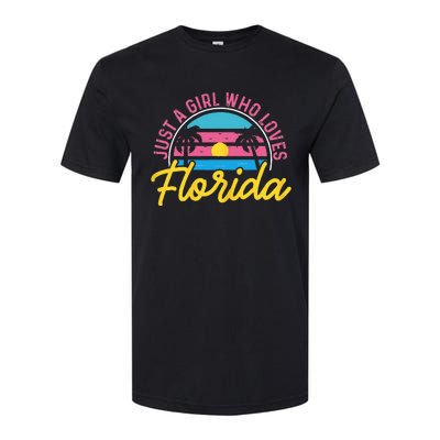 Floridian Native Florida Just A Who Loves Florida Softstyle CVC T-Shirt