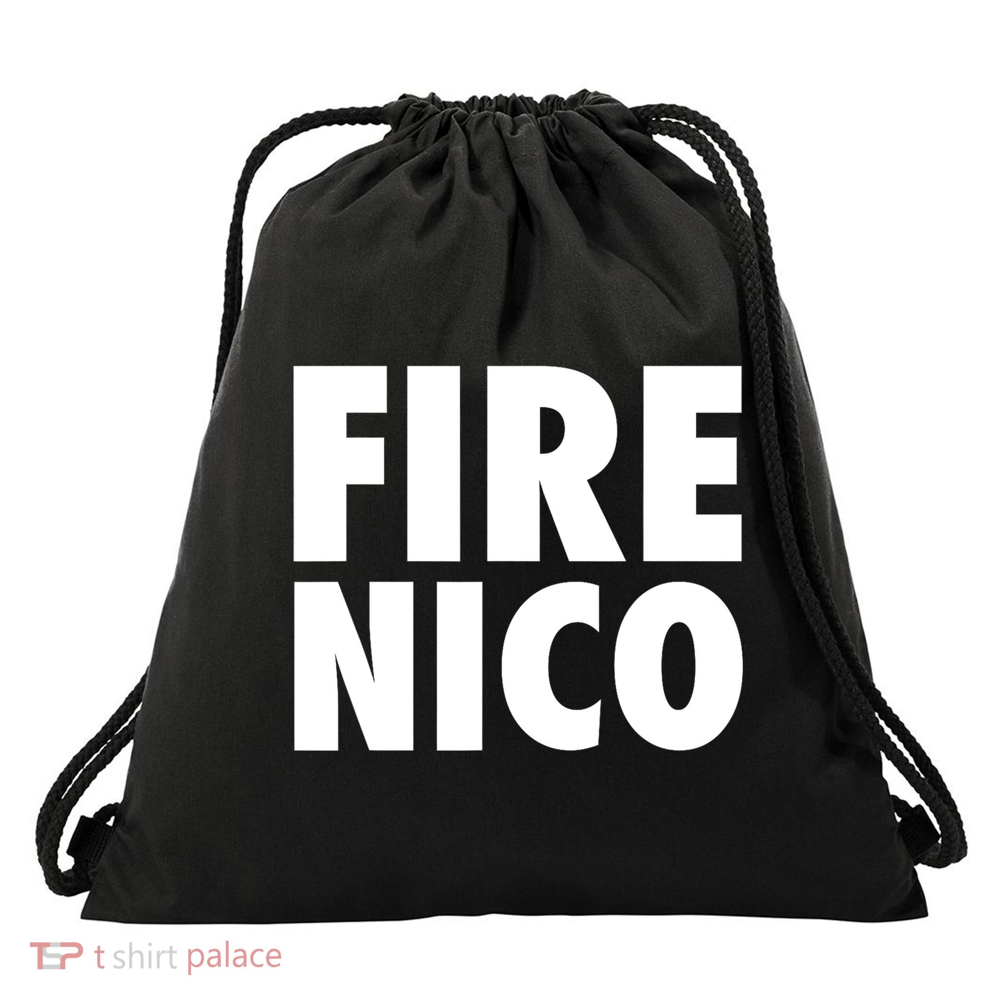 Fire Nico  Drawstring Bag