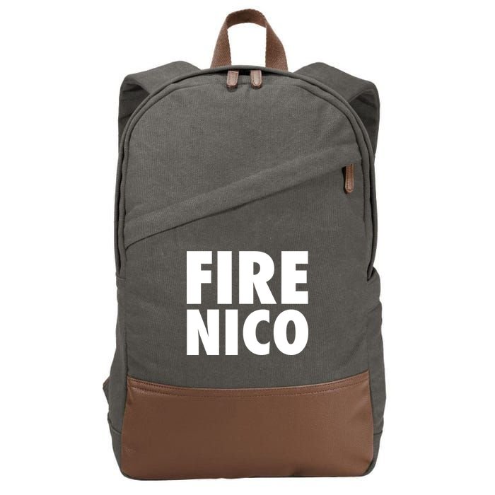 Fire Nico  Cotton Canvas Backpack