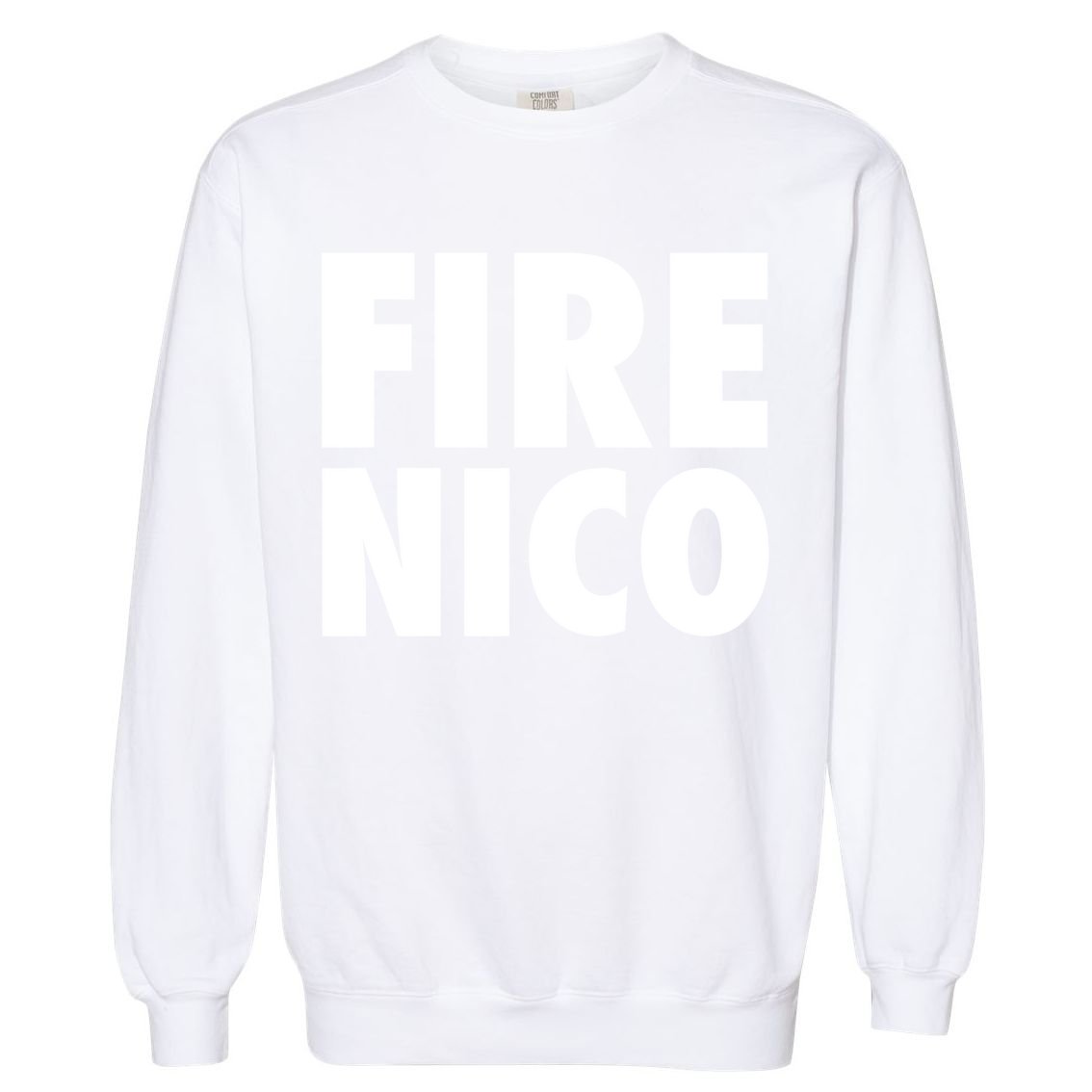 Fire Nico  Garment-Dyed Sweatshirt