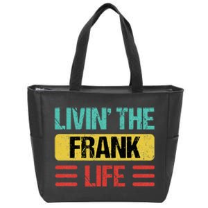 Frank Name Zip Tote Bag