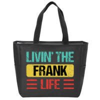 Frank Name Zip Tote Bag