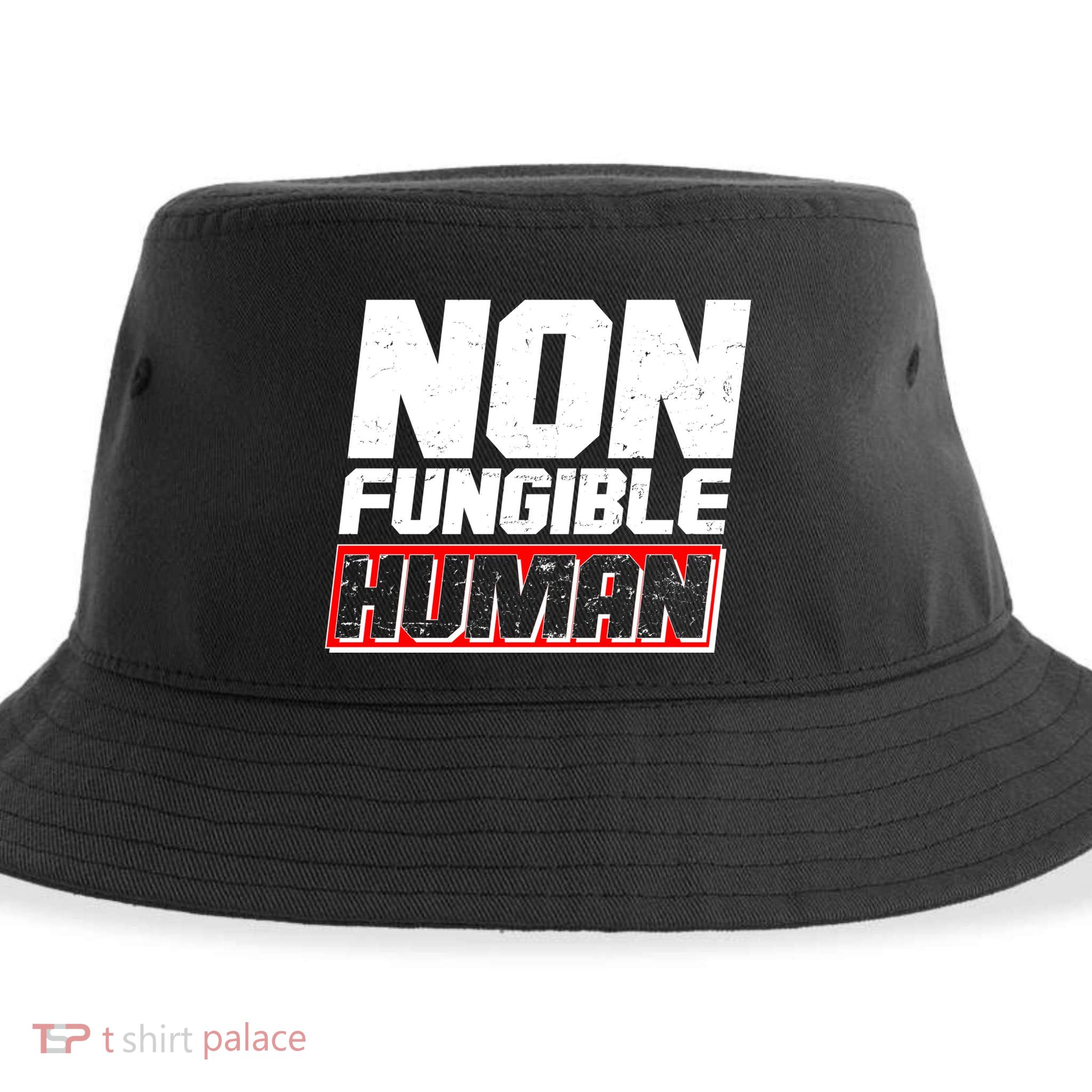 Funny Non Fungible Human NFT Sustainable Bucket Hat