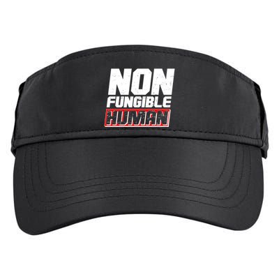 Funny Non Fungible Human NFT Adult Drive Performance Visor