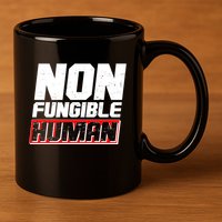 Funny Non Fungible Human NFT 11oz C Handle Ceramic Mug