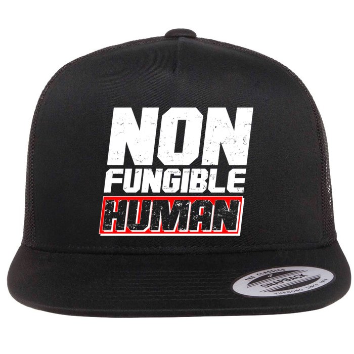 Funny Non Fungible Human NFT Flatbill Hat