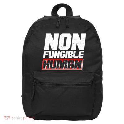 Funny Non Fungible Human NFT 16 in Basic Backpack