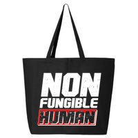 Funny Non Fungible Human NFT 25L Jumbo Tote
