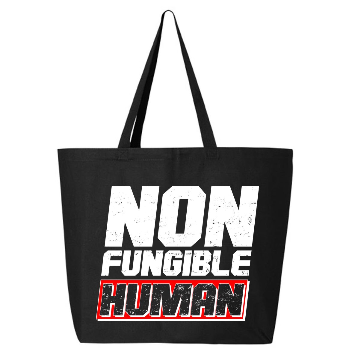 Funny Non Fungible Human NFT 25L Jumbo Tote