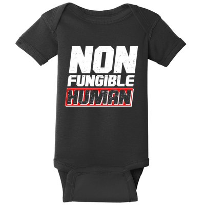 Funny Non Fungible Human NFT Baby Bodysuit