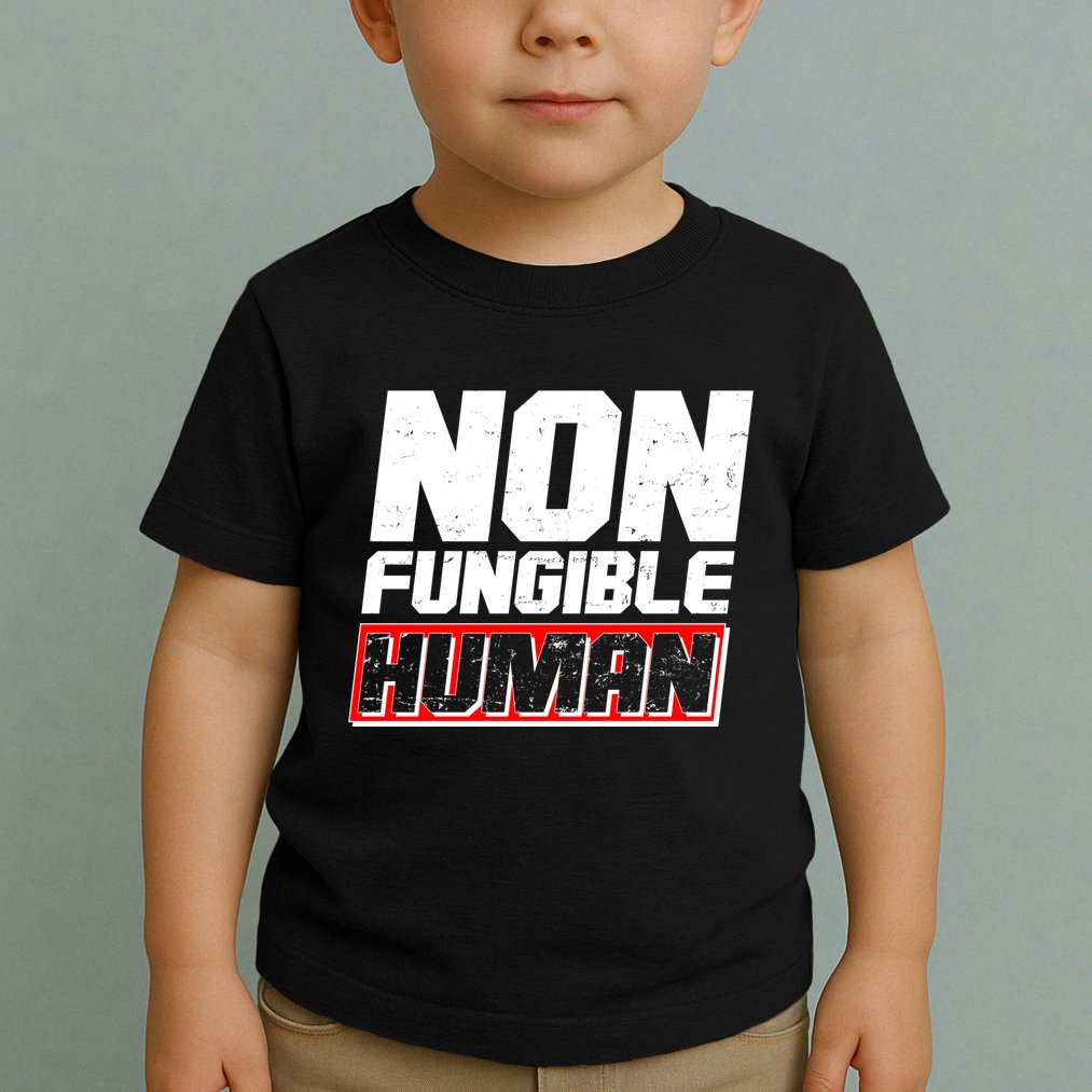 Funny Non Fungible Human NFT Toddler T-Shirt