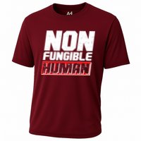Funny Non Fungible Human NFT Cooling Performance Crew T-Shirt