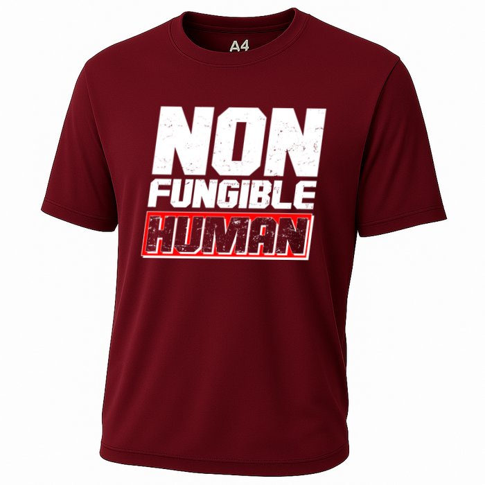 Funny Non Fungible Human NFT Cooling Performance Crew T-Shirt