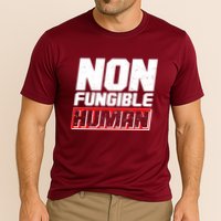 Funny Non Fungible Human NFT Cooling Performance Crew T-Shirt