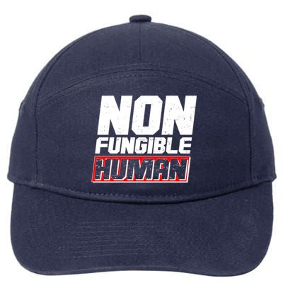 Funny Non Fungible Human NFT 7-Panel Snapback Hat