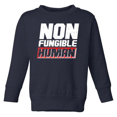 Funny Non Fungible Human NFT Toddler Sweatshirt