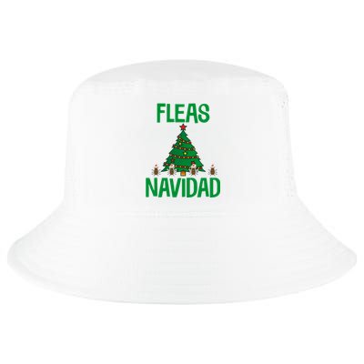 Fleas Navidad Funny Flea Santa Hat Xmas Tree Holiday Humor Cool Comfort Performance Bucket Hat