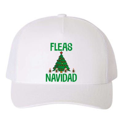 Fleas Navidad Funny Flea Santa Hat Xmas Tree Holiday Humor Yupoong Adult 5-Panel Trucker Hat