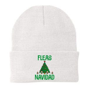 Fleas Navidad Funny Flea Santa Hat Xmas Tree Holiday Humor Knit Cap Winter Beanie