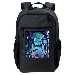 Futuristic Neon Future Daily Commute Backpack