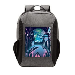 Futuristic Neon Future Vector Backpack