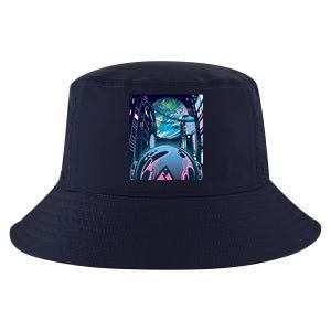 Futuristic Neon Future Cool Comfort Performance Bucket Hat