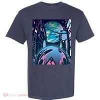 Futuristic Neon Future Garment-Dyed Heavyweight T-Shirt