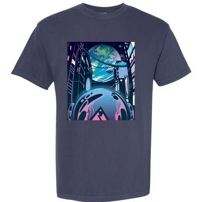 Futuristic Neon Future Garment-Dyed Heavyweight T-Shirt