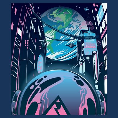 Futuristic Neon Future T-Shirt