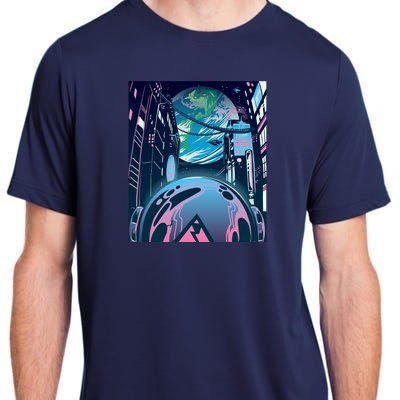 Futuristic Neon Future Adult ChromaSoft Performance T-Shirt