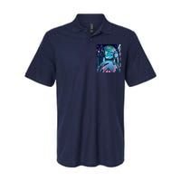 Futuristic Neon Future Softstyle Adult Sport Polo