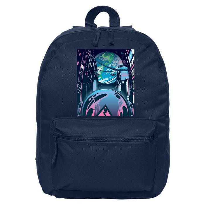 Futuristic Neon Future 16 in Basic Backpack