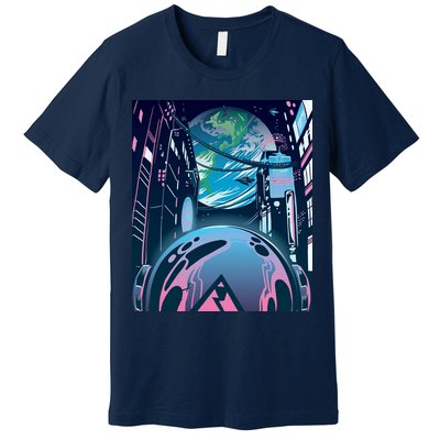 Futuristic Neon Future Premium T-Shirt