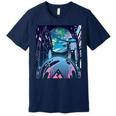 Futuristic Neon Future Premium T-Shirt