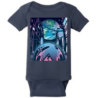 Futuristic Neon Future Baby Bodysuit