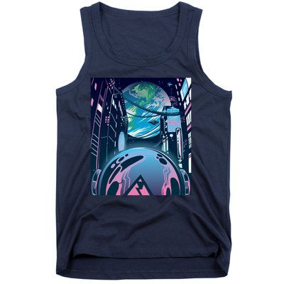 Futuristic Neon Future Tank Top