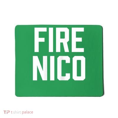Fire Nico Mousepad